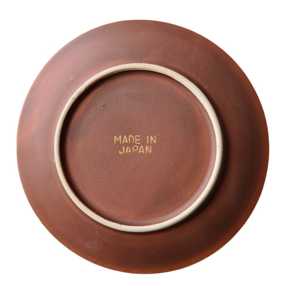 VINTAGE 70s 80s Japanese Brown White Black Cup & Saucer Set of 6 Tea Coffee Cups - Picture 9 of 13